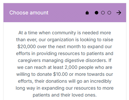 donate snapshot